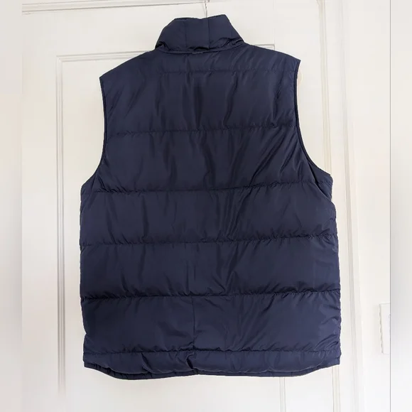 Men's Patagonia Reversible Navy Quilted Puffer Vest - Picture 3 of 6